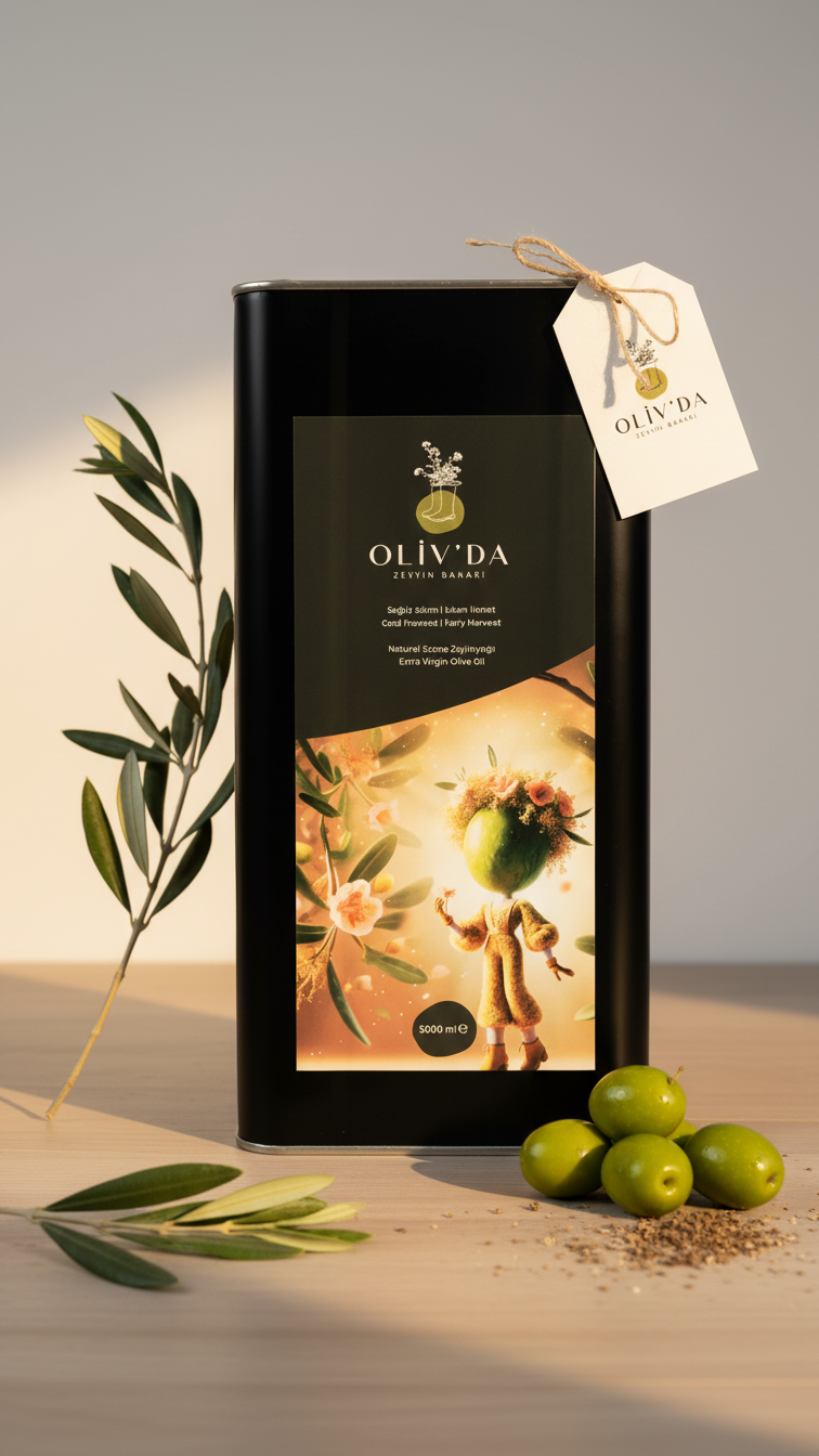 Erken Hasat Soğuk Sıkım Natürel Sızma Zeytinyağı 5LT | Oliv'da