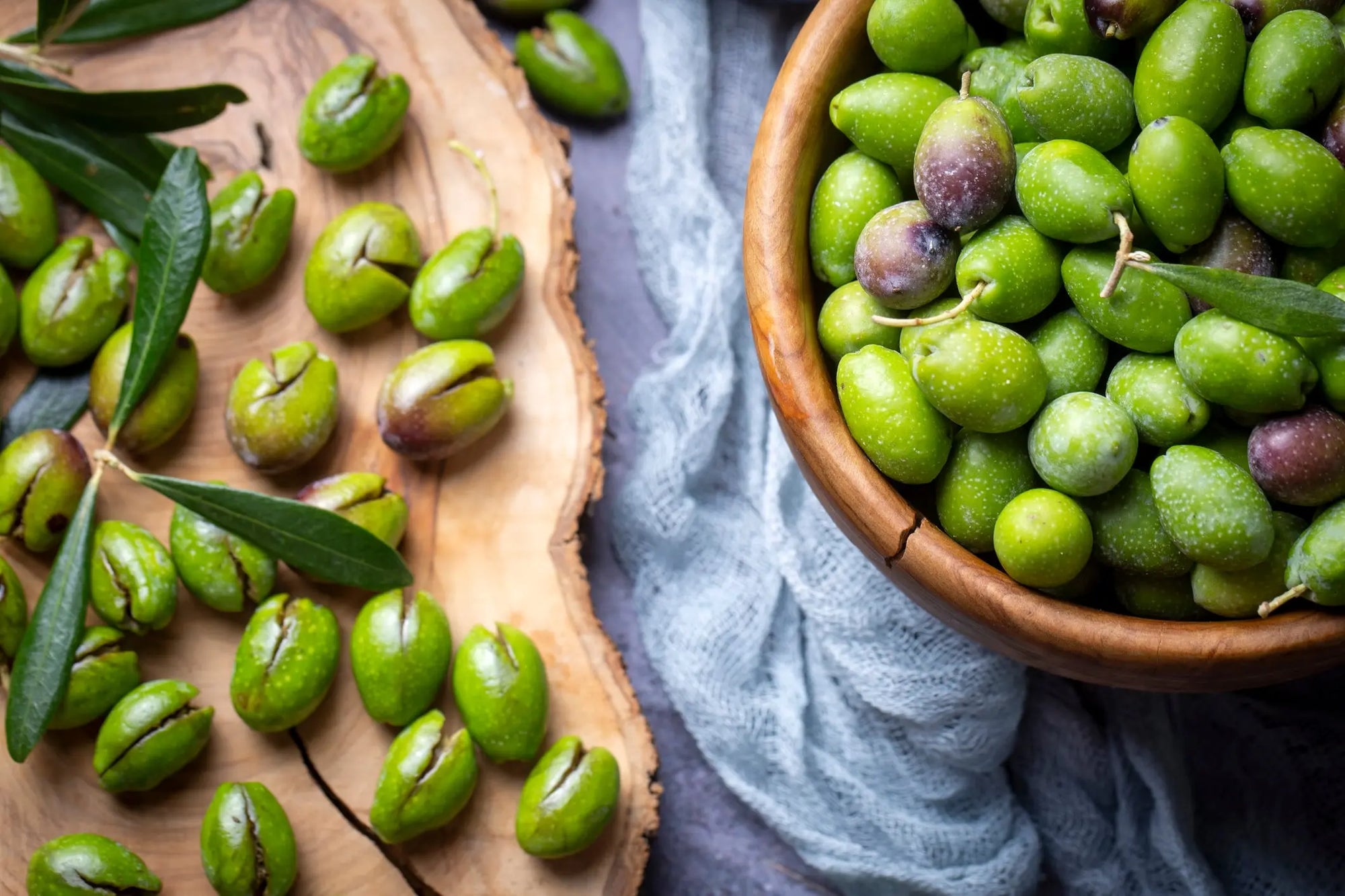 Yeşil Kırma Doğal Fermente Zeytin 650GR - Oliv'da