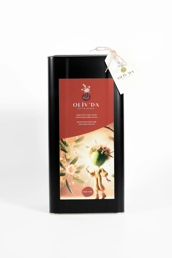 Trilye Olgun Hasat Soğuk Sıkım Natürel Sızma Zeytinyağı 5LT - Oliv'da