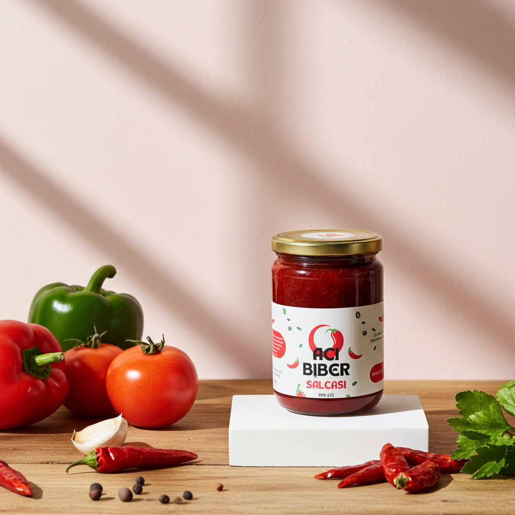 El Yapımı Acı Biber Salçası 660gr
