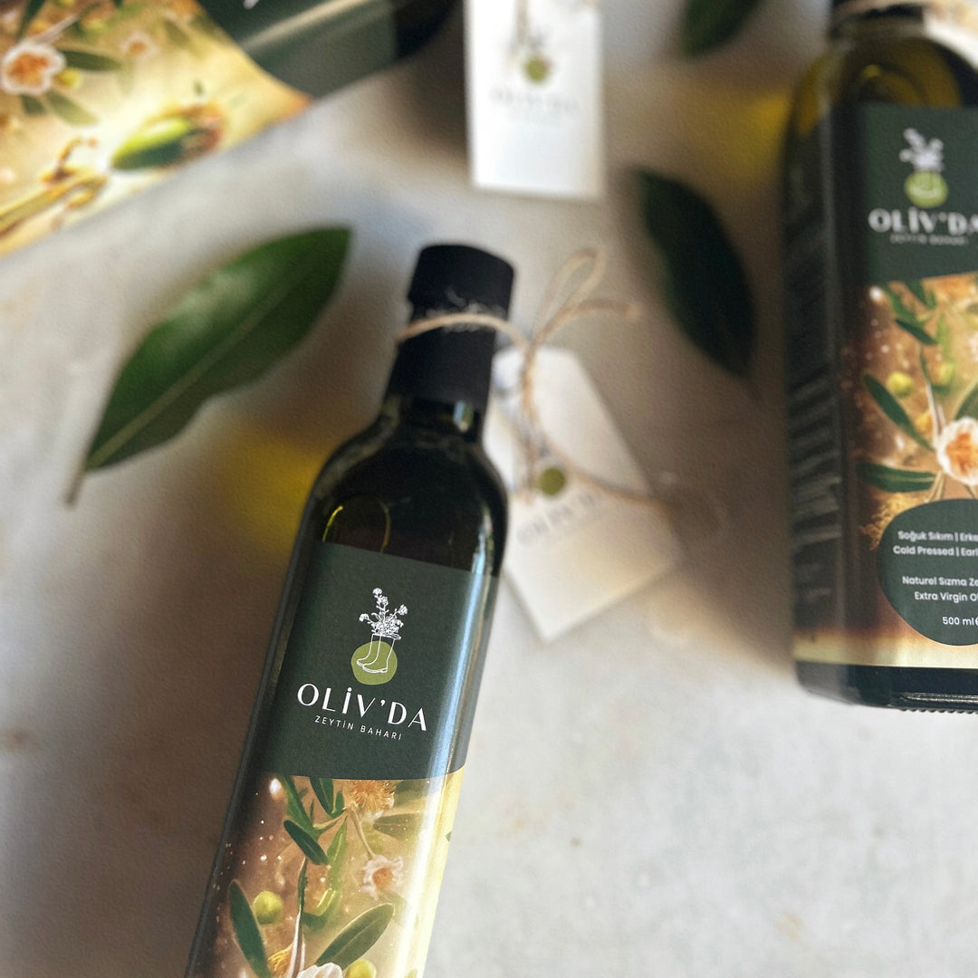 2025-2026 İlk Hasat Erken Hasat Soğuk Sıkım Natürel Sızma Zeytinyağı 500ml