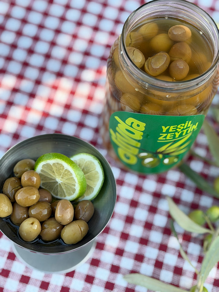 Zerkleinerte grüne Oliven 650 g