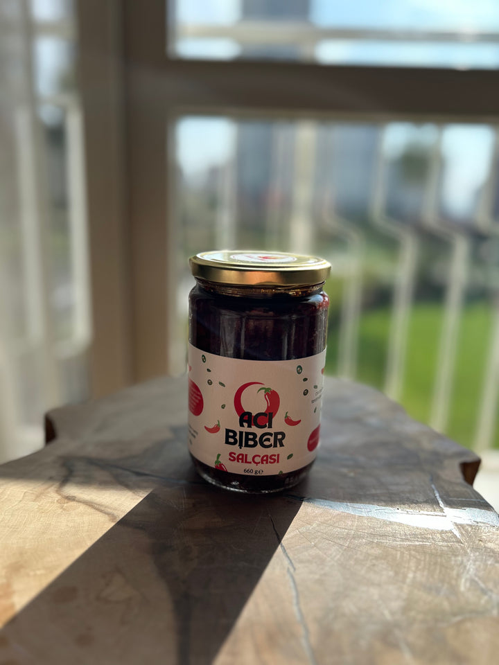 El Yapımı Acı Biber Salçası 660gr