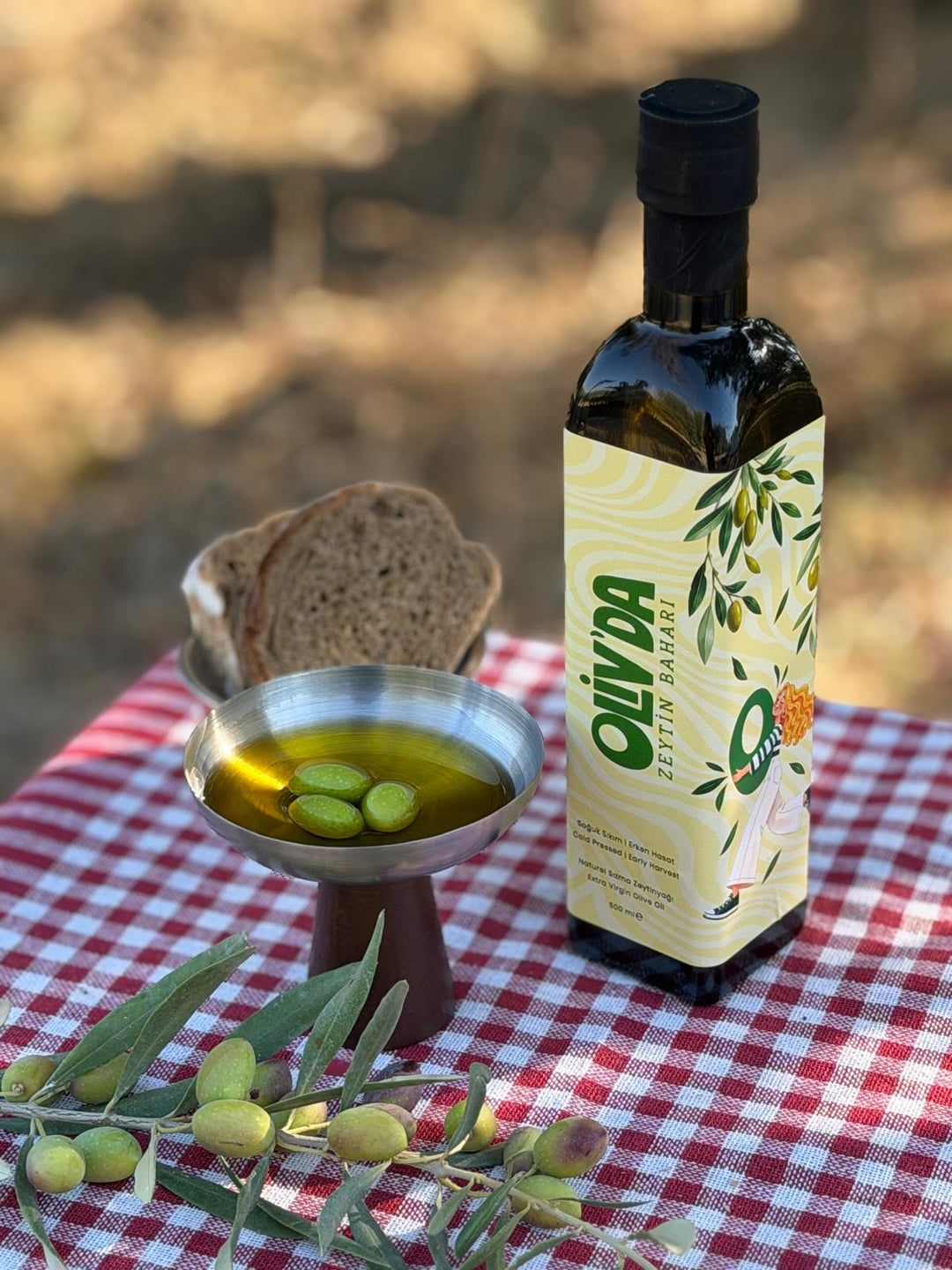 Kaltgepresstes Olivenöl aus der Frühernte, 500 ml