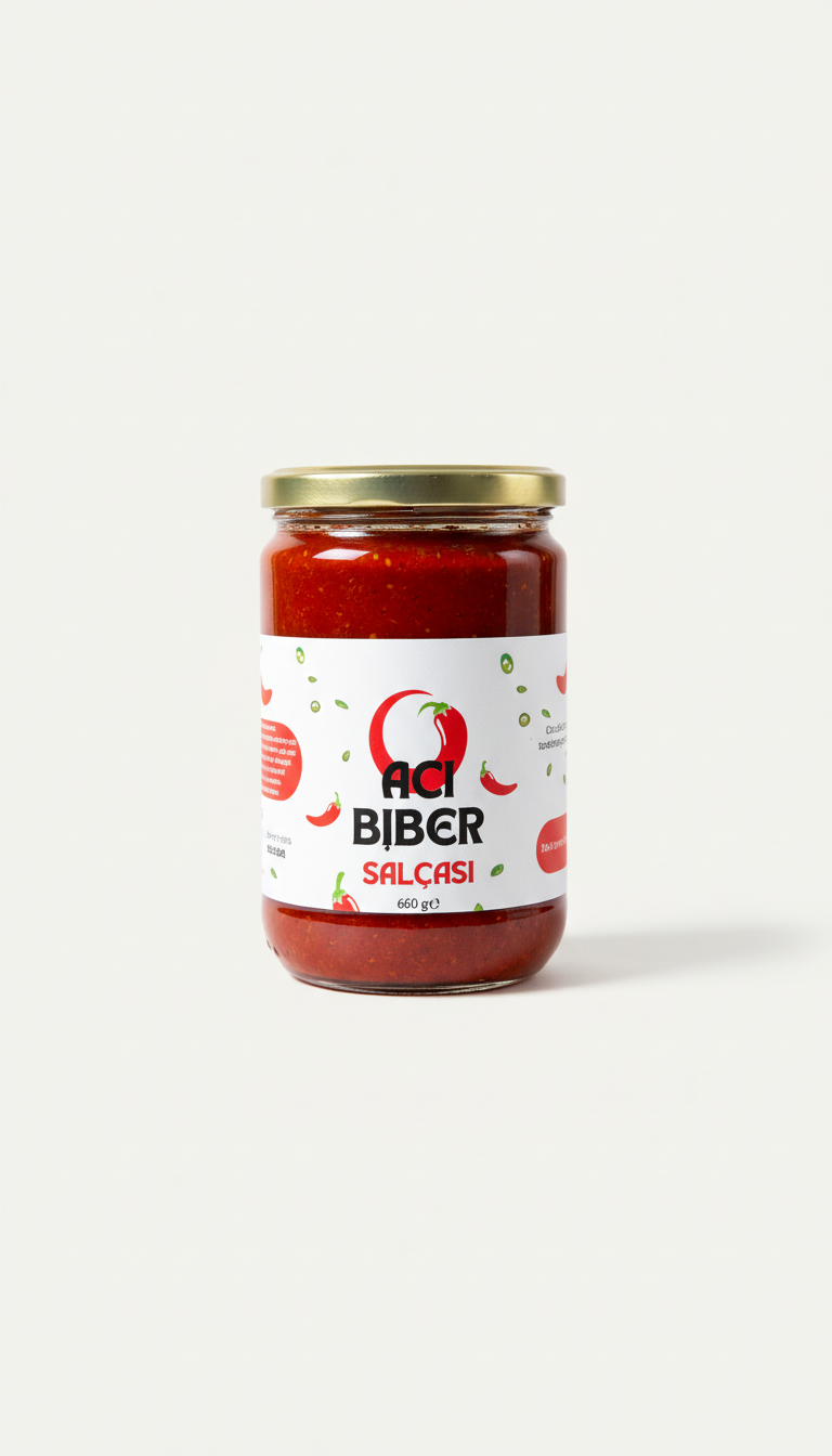 El Yapımı Acı Biber Salçası 660gr