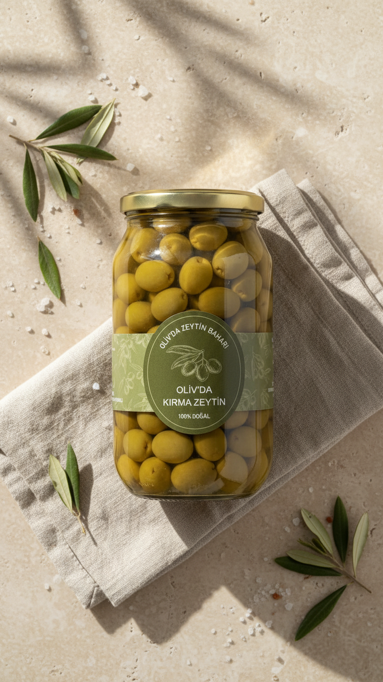 Yeşil Kırma Zeytin 1000cc