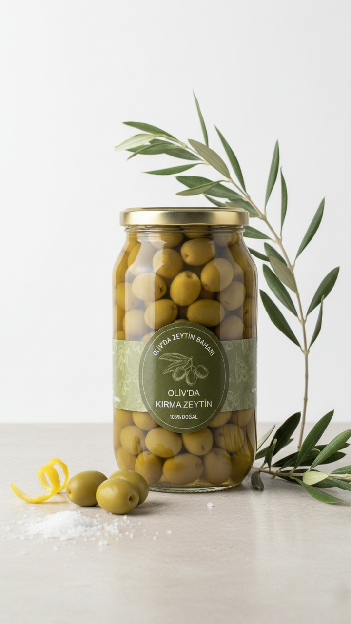 Yeşil Kırma Zeytin 1000cc