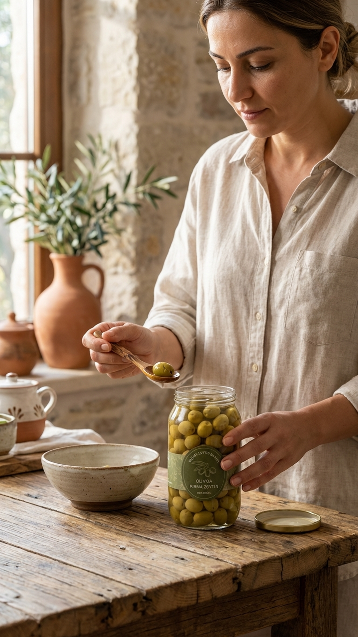 Yeşil Kırma Zeytin 1000cc