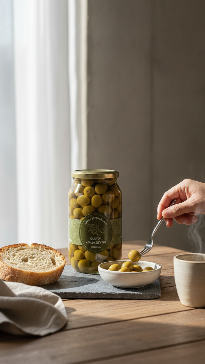 Yeşil Kırma Zeytin 1000cc